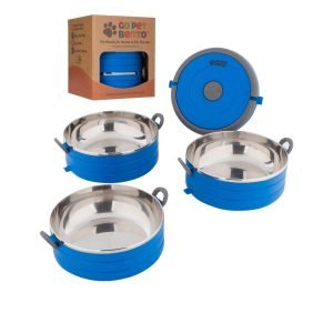 portable dog stainless steel dog bowls