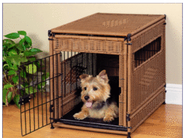 "expandable dog crates"