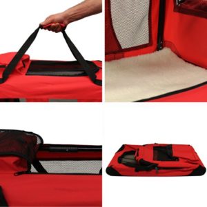 mool base portable fabric dog travel crates